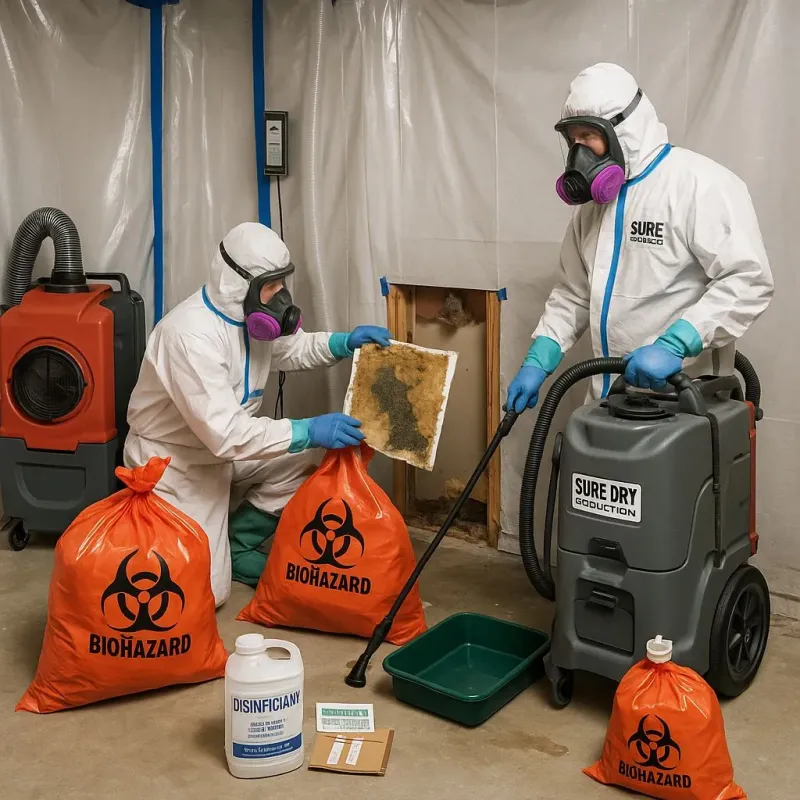 Contaminated Water Handling Protocols process in Wingate, NC